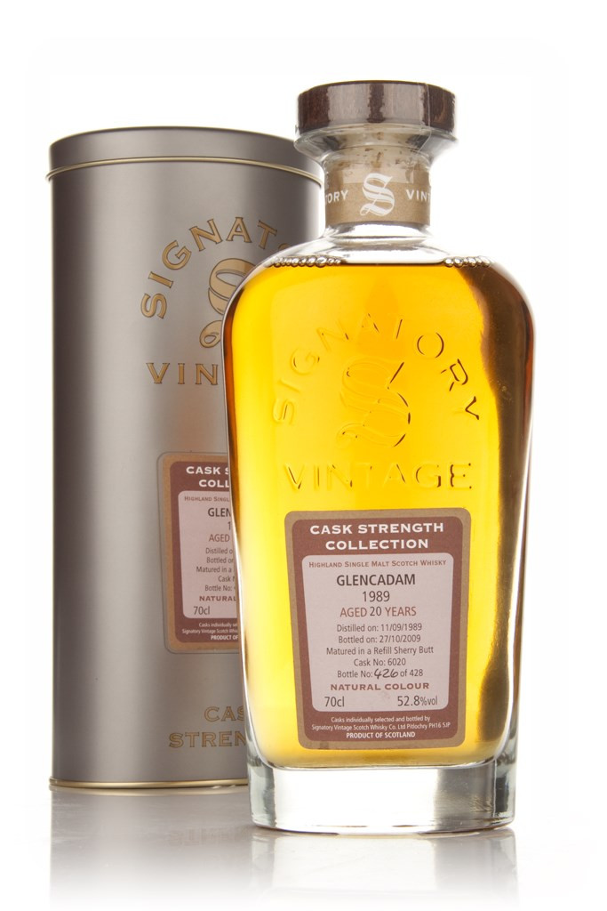 Glencadam 20 Year Old 1989 Cask 6020 - Cask Strength Collection (Signatory) 70cl