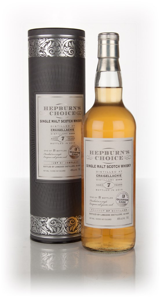 Craigellachie 7 Year Old 2008 (bottled 2015) - Hepburn's Choice (Langside) 70cl