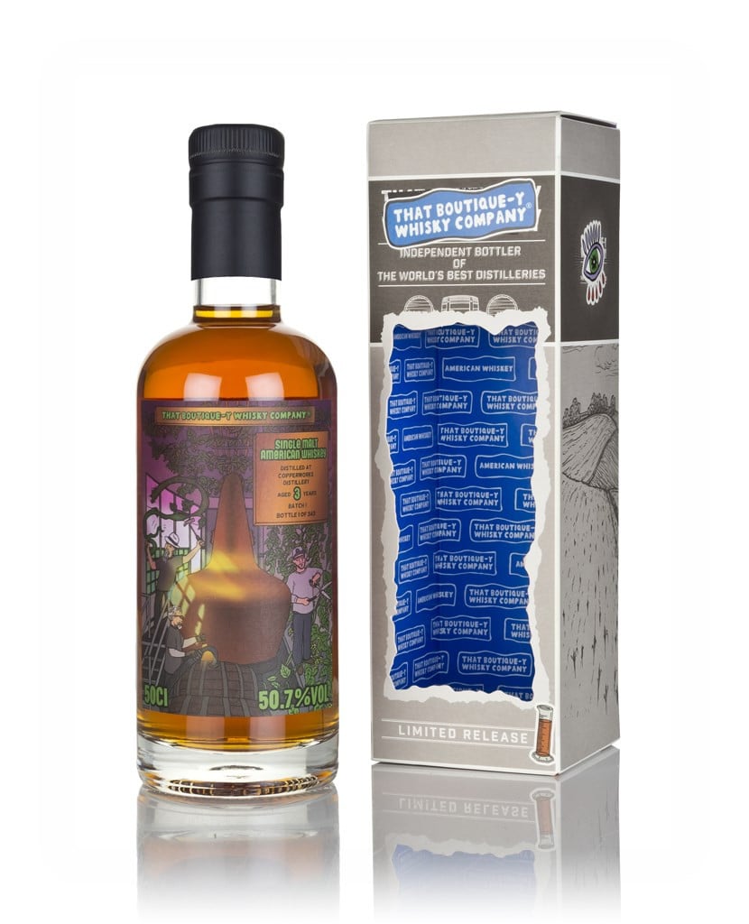 Copperworks 3 Year Old (That Boutique-y Whisky Company) 50cl