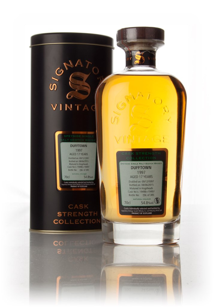 Dufftown 17 Year Old 1997 (casks 19496 + 19497) - Cask Strength Collection (Signatory) 70cl