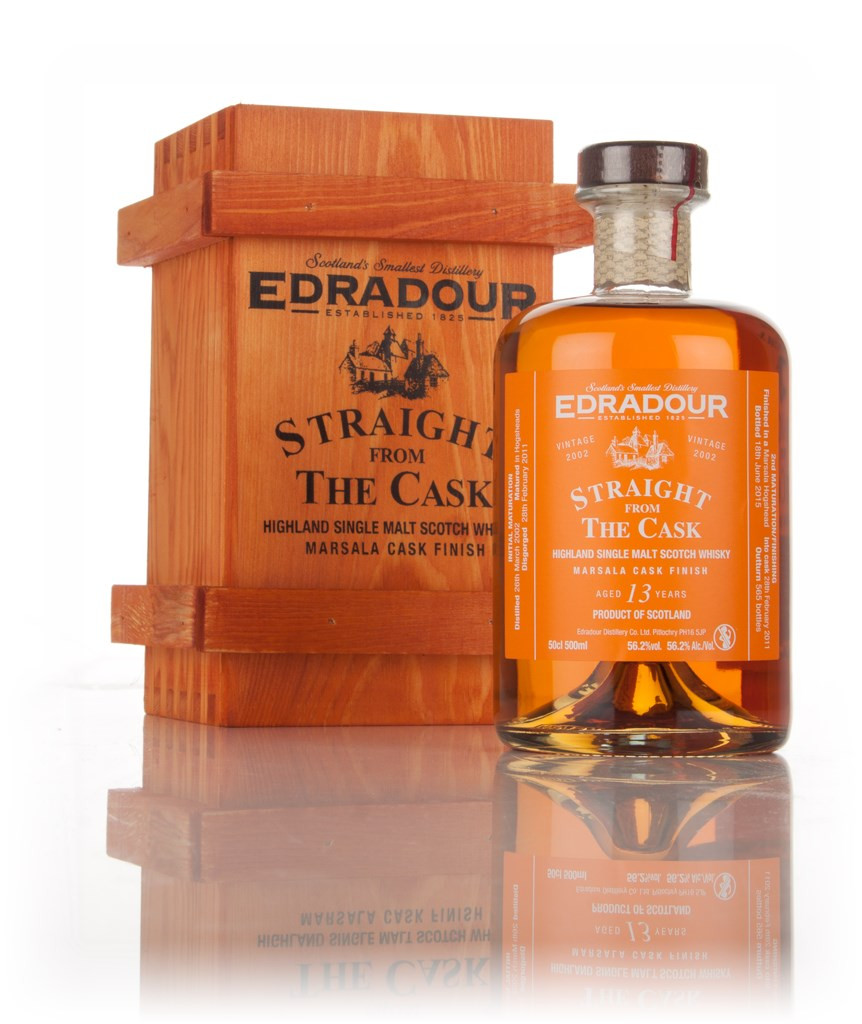 Edradour 13 Year Old 2002 Marsala Cask Finish - Straight from the Cask (56.2%) 50cl
