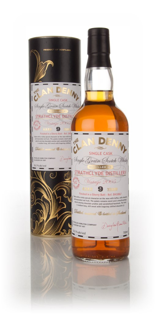 Strathclyde 9 Year Old 2005 (cask 10867) - The Clan Denny (Douglas Laing) 70cl