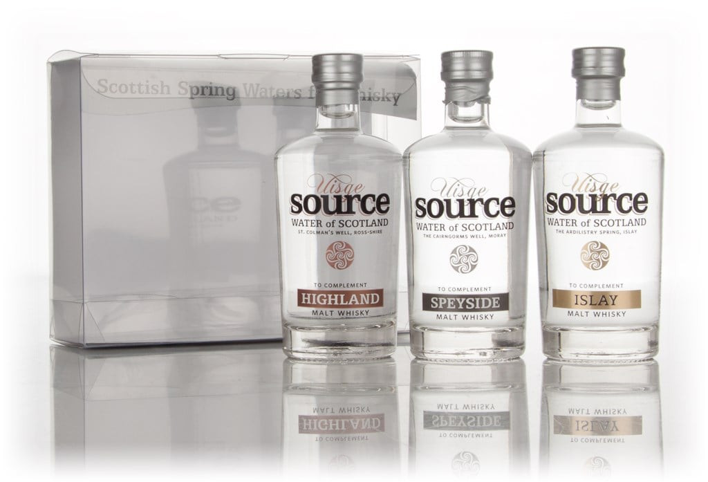 Uisge Source - Scottish Spring Waters for Whisky Gift Pack 30cl