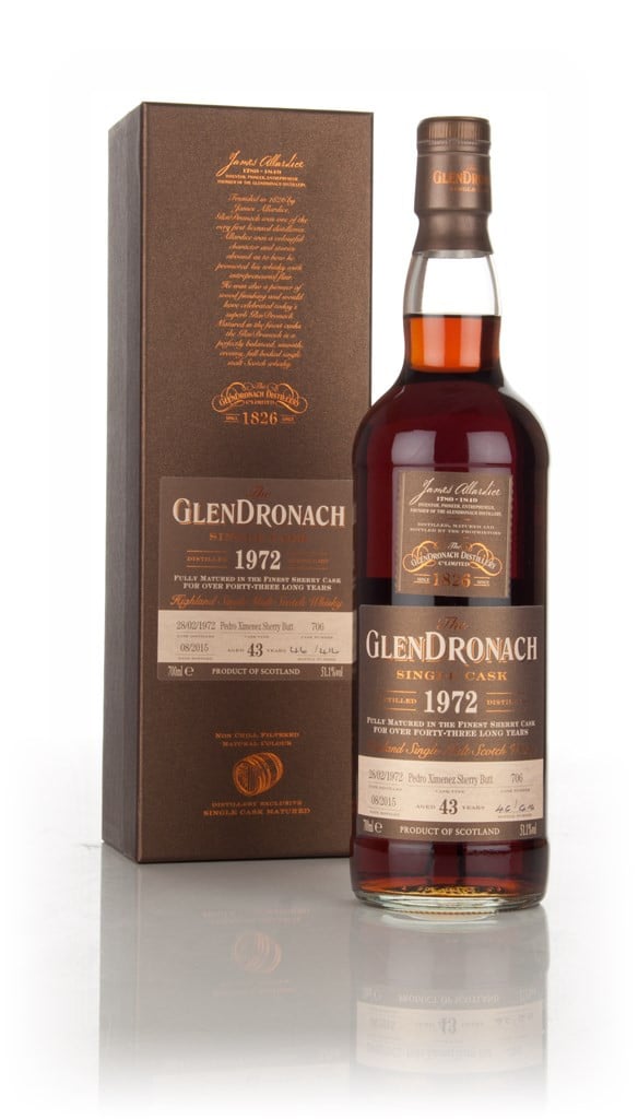 GlenDronach 43 Year Old 1972 (cask 706) - Batch 12 70cl