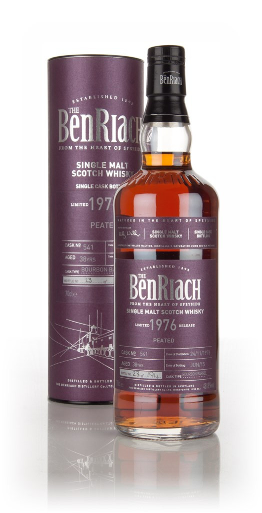 BenRiach 38 Year Old 1976 (cask 541) - Bourbon Cask 70cl