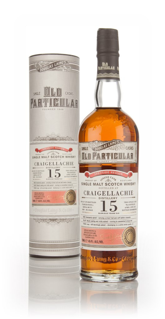 Craigellachie 15 Year Old 1999 (cask 10465) - Old Particular (Douglas Laing) 70cl