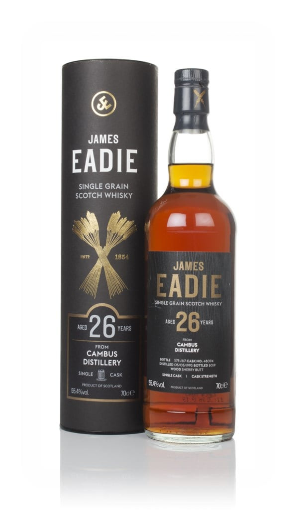 Cambus 26 Year Old 1993 (cask 48094) - James Eadie 70cl