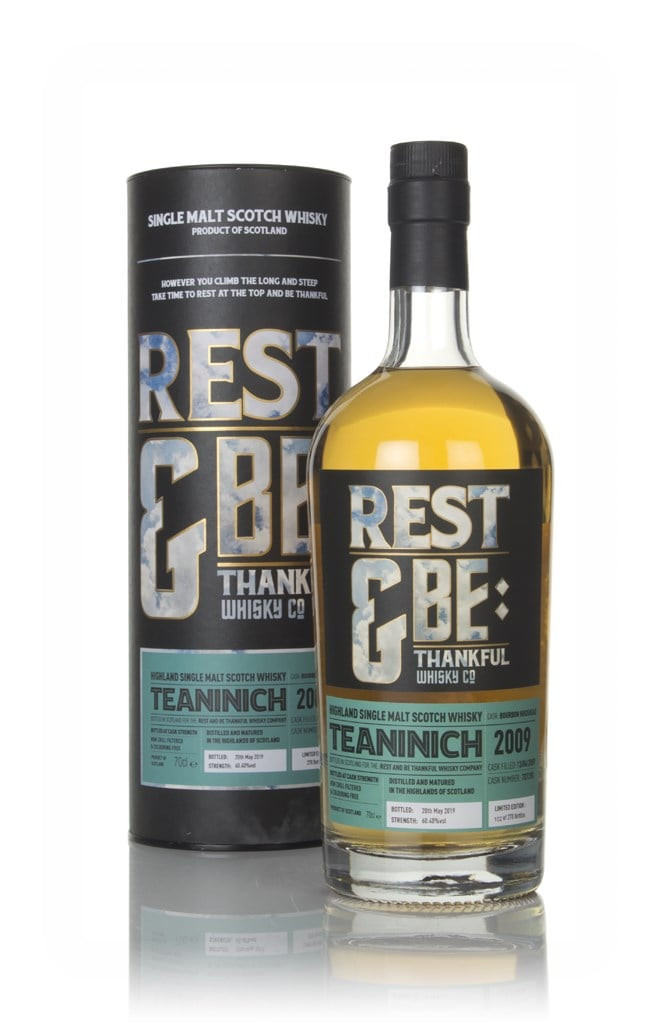 Teaninich 10 Year Old 2009 (cask 707390) - Rest & Be Thankful 70cl