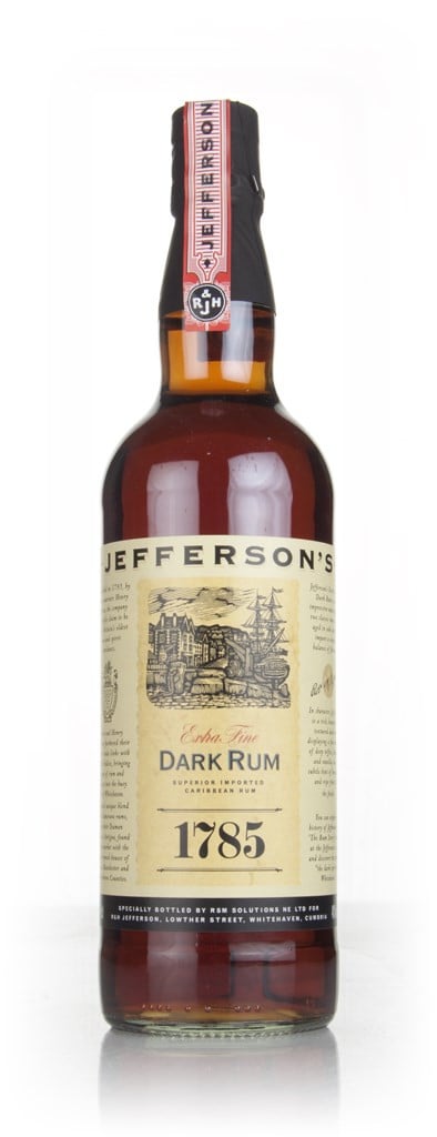 Jefferson's 1785 Dark Rum 70cl