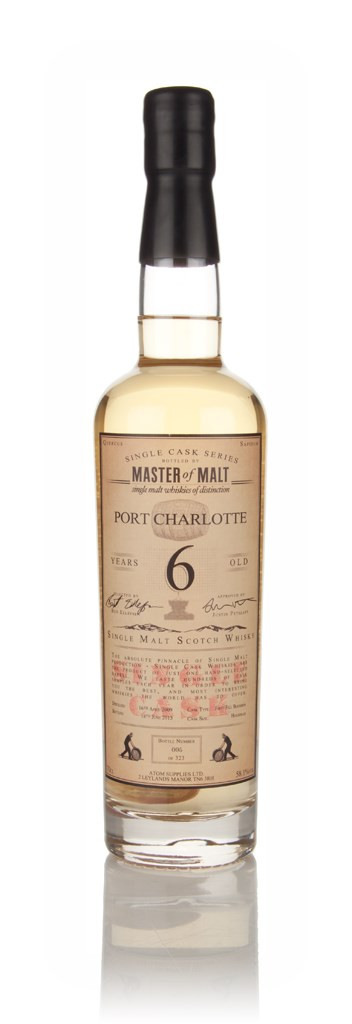 Port Charlotte 6 Year Old 2009 - Single Cask (Master of Malt) 70cl