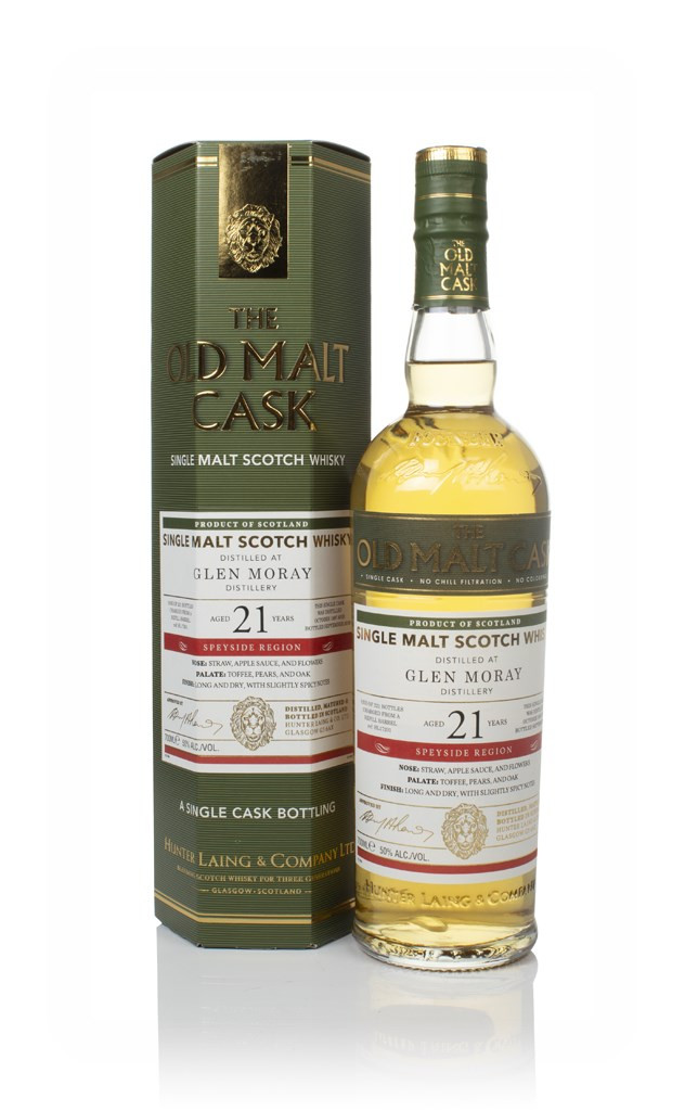 Glen Moray  21 Year Old 1997 (cask 17201) - Old Malt Cask (Hunter Laing) 70cl
