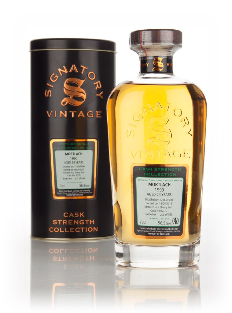 Mortlach 24 Year Old 1990 (cask 6079) - Cask Strength Collection (Signatory) 70cl