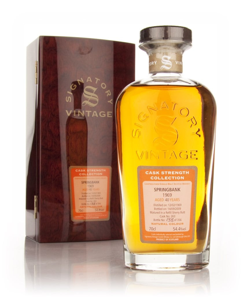Springbank 40 Year Old 1969 - Cask Strength Collection (Signatory) 70cl