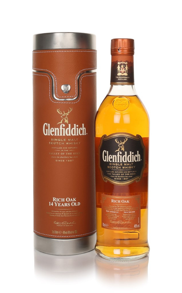 Glenfiddich 14 Year Old Rich Oak - Gift Tin 70cl Whisky | Master