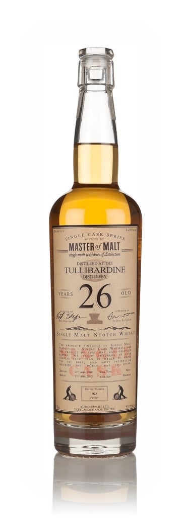 Tullibardine 26 Year Old 1989 - Single Cask (Master of Malt) 70cl