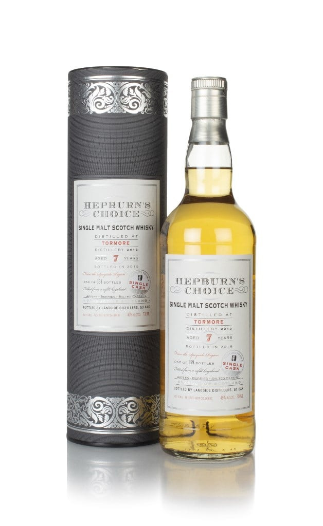 Tormore 7 Year Old 2012 - Hepburn's Choice (Langside) 70cl