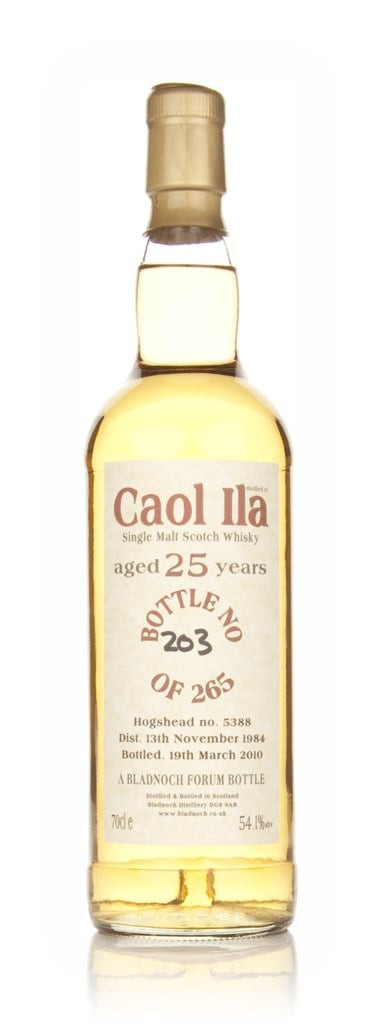 Caol Ila 25 Year Old 1984 Cask 5388 (Bladnoch)  70cl