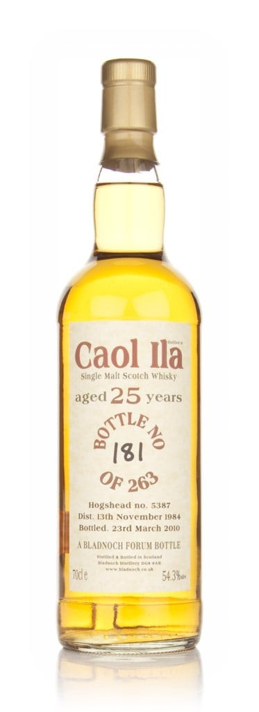 Caol Ila 25 Year Old 1984 Cask 5387 (Bladnoch) 70cl