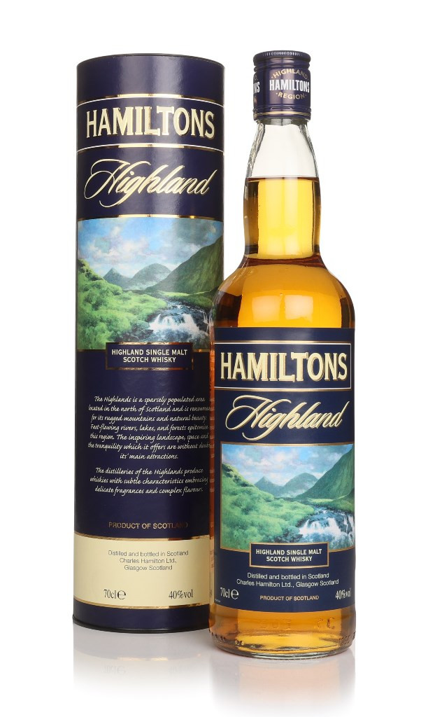 Hamiltons Highland Single Malt Scotch Whisky 70cl
