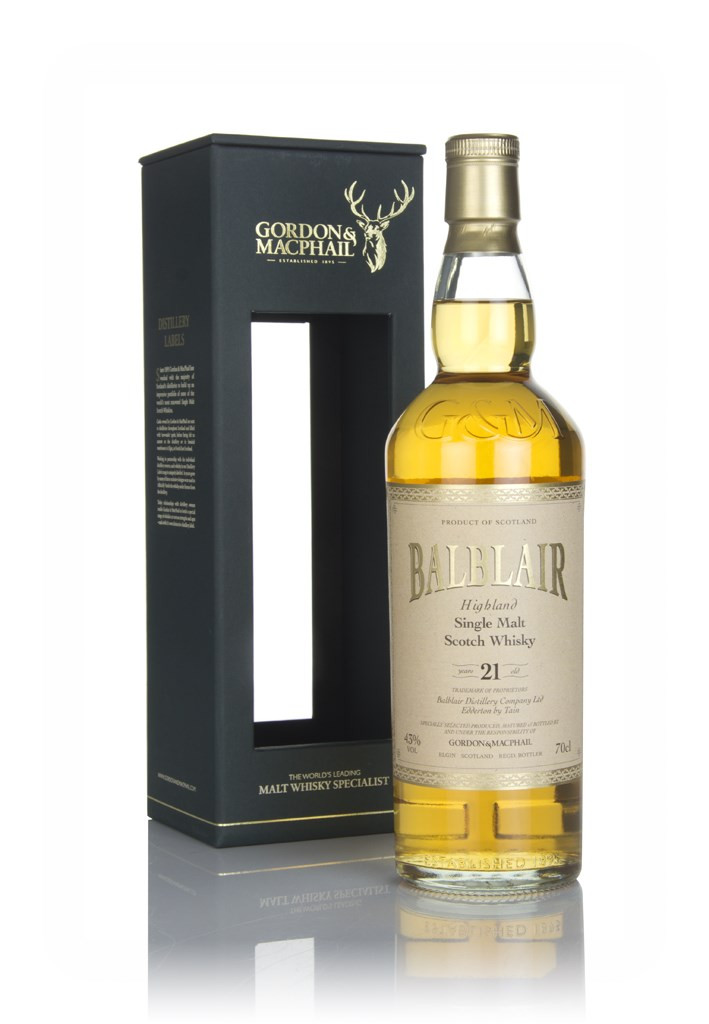 Balblair 21 Year Old (Gordon & MacPhail) 70cl Whisky