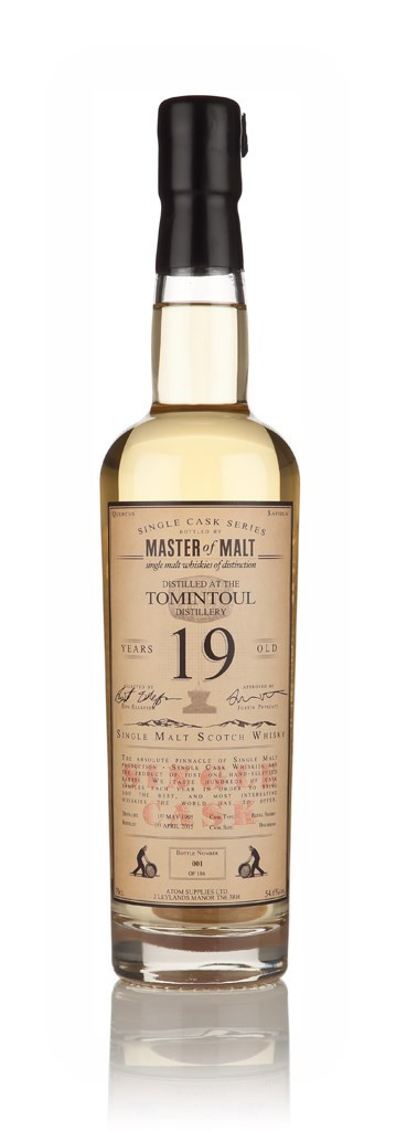 Tomintoul 19 Year Old 1995 - Single Cask (Master of Malt) 70cl
