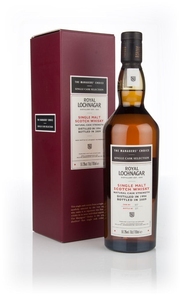 Royal Lochnagar 1994 (cask 837) - Managers Choice 70cl