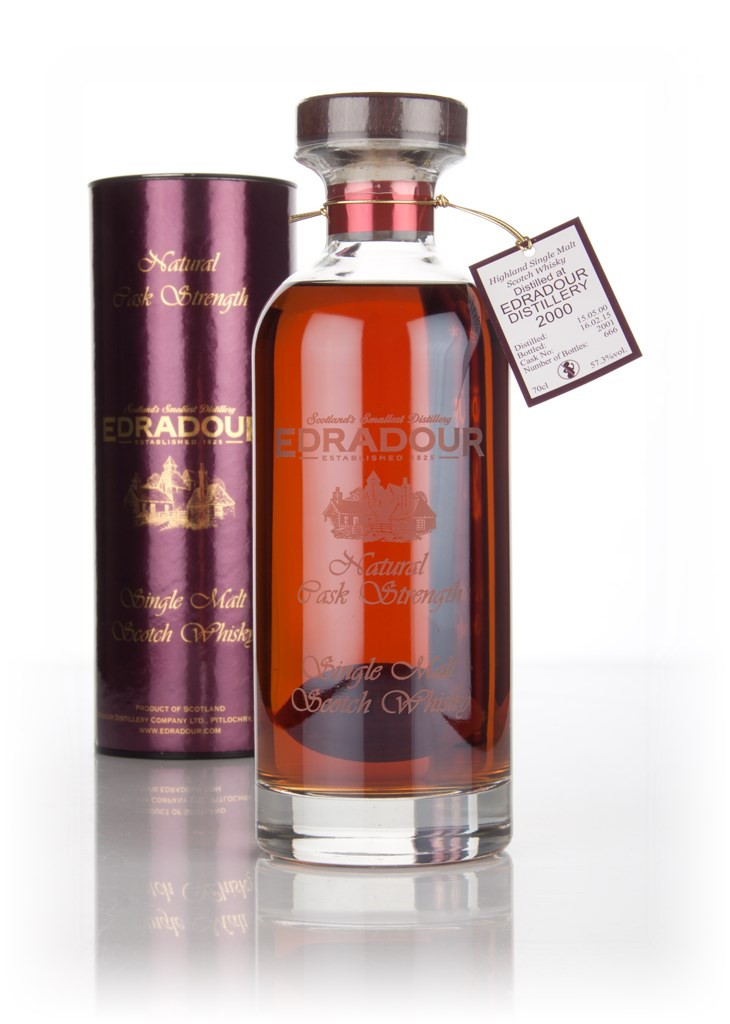 Edradour 14 Year Old 2000 (cask 2001) Natural Cask Strength - Ibisco Decanter 70cl