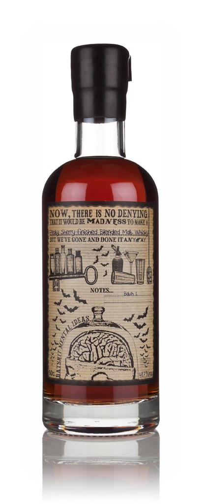 Peaty, Sherry Cask Finished Blended Malt Whisky (Batshit Mental Ideas) 50cl