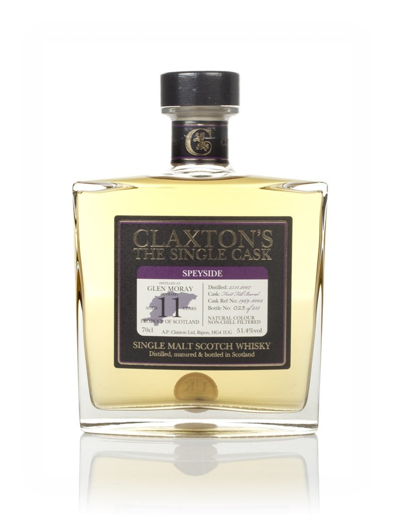 Glen Moray 11 Year Old 2007 - Claxton's 70cl