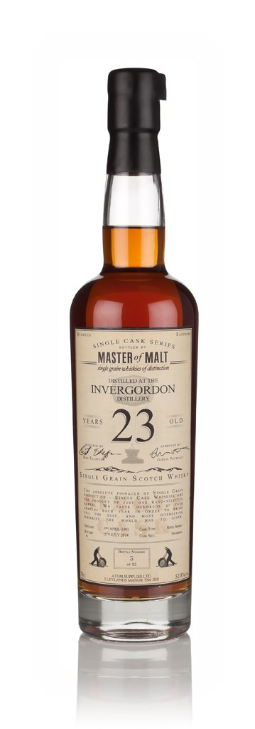 Invergordon 23 Year Old 1991 - Single Cask (Master of Malt) 70cl