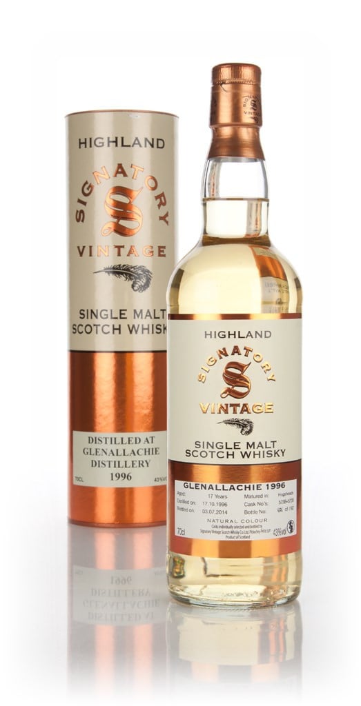 Glenallachie 17 Year Old 1996 (casks 5238+5239) (Signatory) 70cl