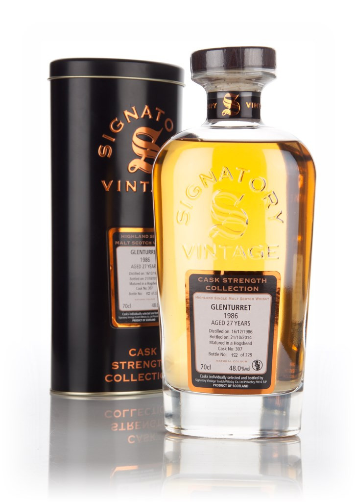 Glenturret 27 Year Old 1986 (cask 307) - Cask Strength Collection (Signatory) 70cl