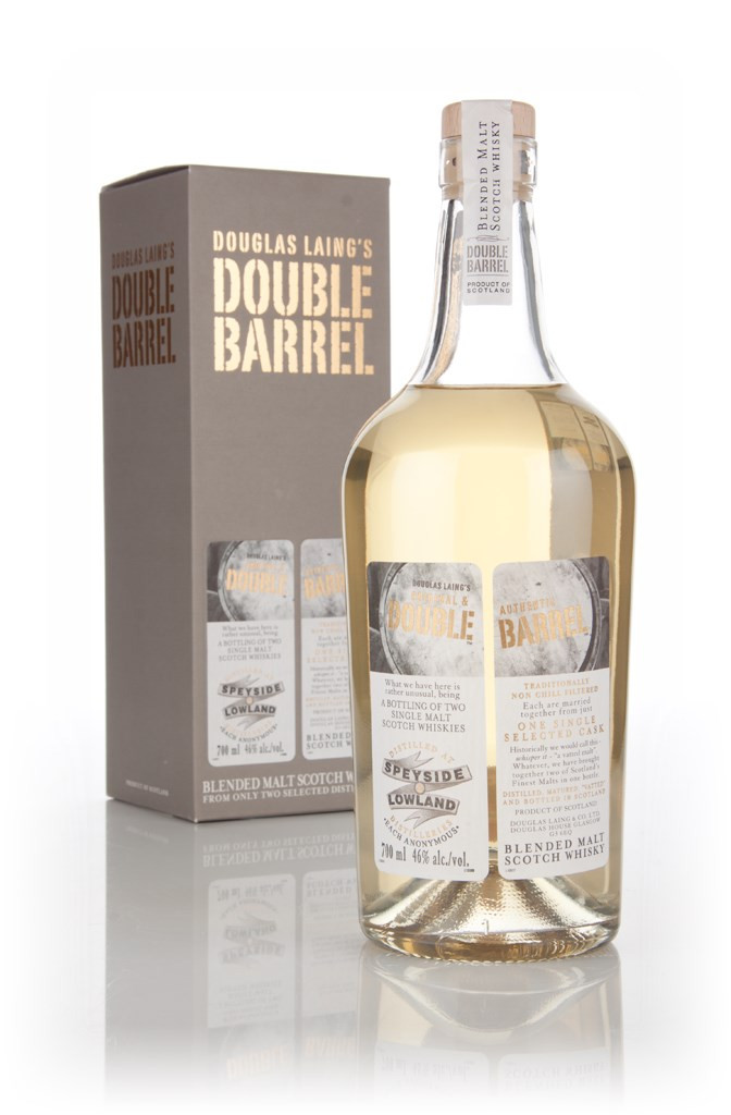Speyside & Lowland - Double Barrel (Douglas Laing) (Old Bottling) 70cl