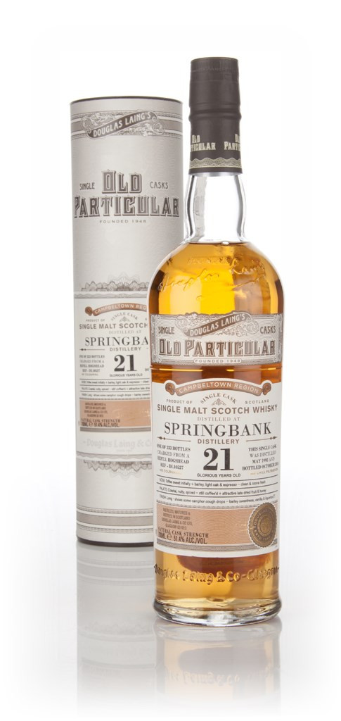 Springbank 21 Year Old 1993 (cask 10527) - Old Particular (Douglas Laing) 70cl