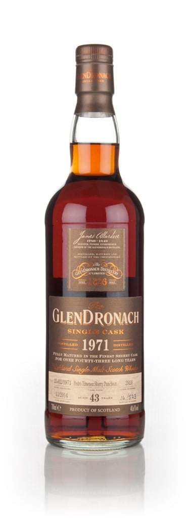GlenDronach 43 Year Old 1971 (cask 2920) - Batch 11 70cl