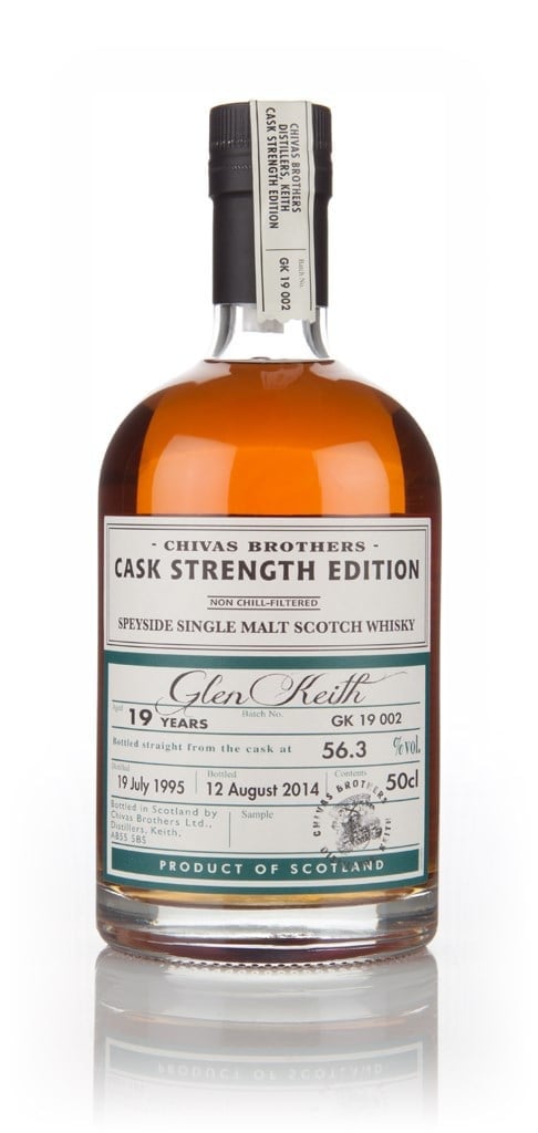 Glen Keith 19 Year Old 1995 - Cask Strength Edition (Chivas Brothers) 50cl