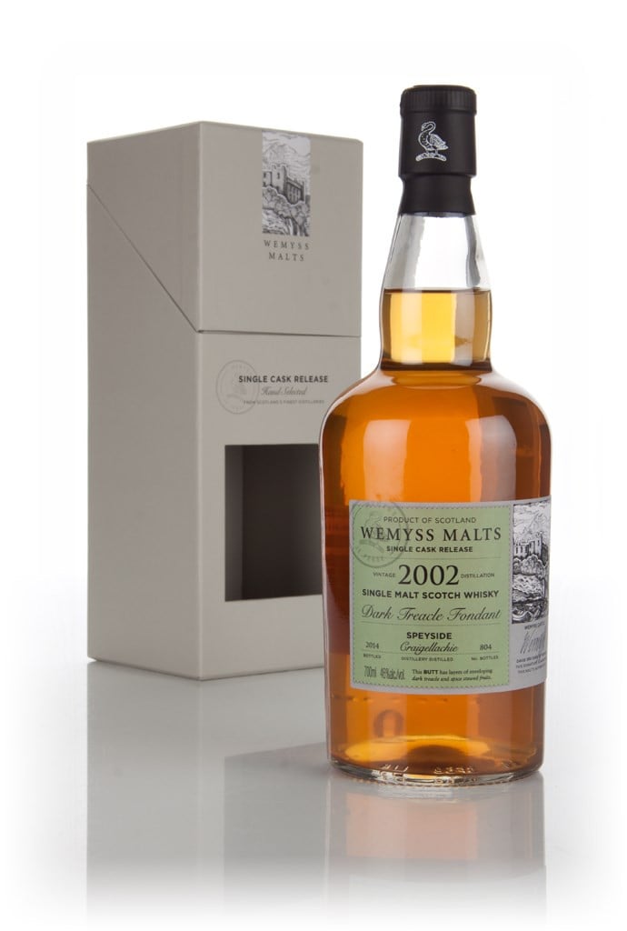 Dark Treacle Fondant 2002 (bottled 2014) - Wemyss Malts (Craigellachie) 70cl