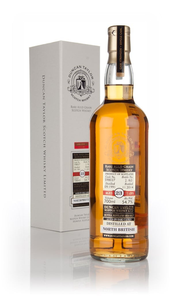 North British 23 Year Old 1991 (cask 598037) - Rare Auld Grain (Duncan Taylor) 70cl