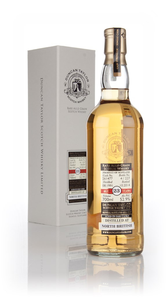 North British 23 Year Old 1991 (cask 261477) - Rare Auld Grain (Duncan Taylor) 70cl