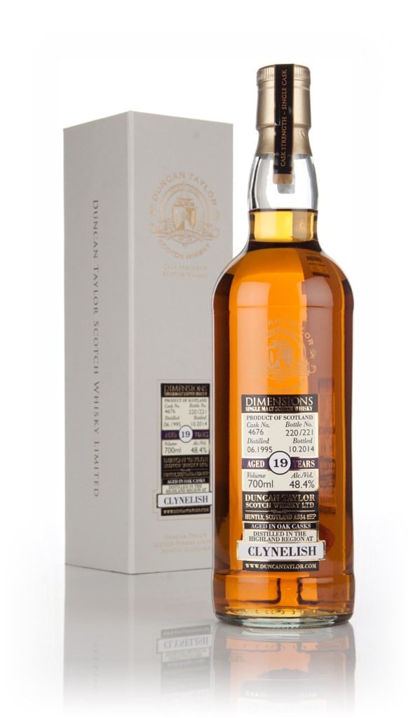 Clynelish 19 Year Old 1995 (cask 4676) - Dimensions (Duncan Taylor) 70cl