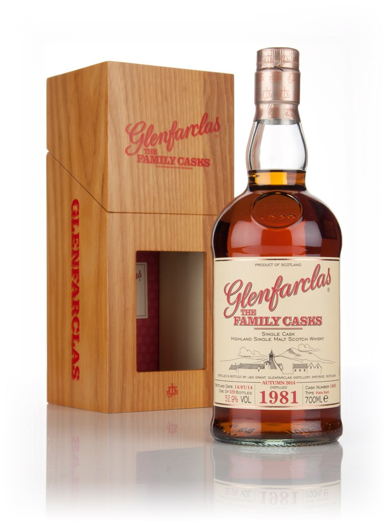 Glenfarclas 1981 (cask 1603) Family Cask Autumn 2014 Release 70cl
