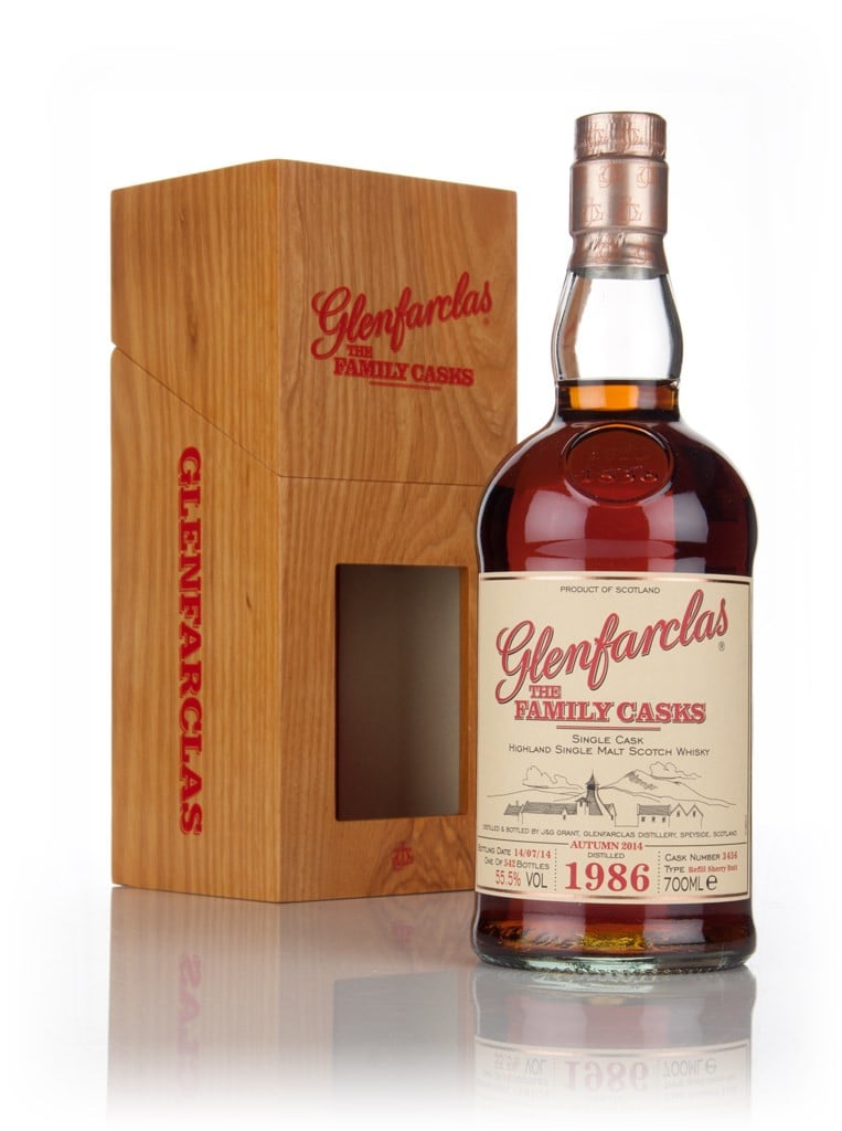 Glenfarclas 1986 (cask 3456) Family Cask Autumn 2014 Release 70cl