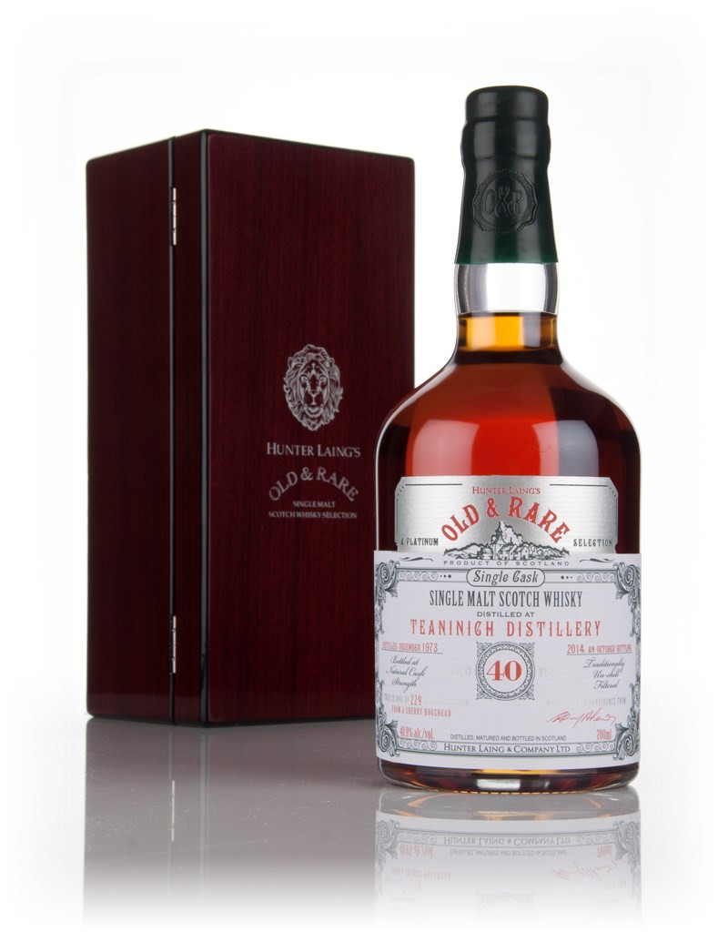 Teaninich 40 Year Old 1973 - Old & Rare Platinum (Hunter Laing) 70cl