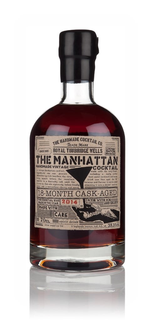 Cask-Aged Manhattan Cocktail 2014 (18 Months) 70cl