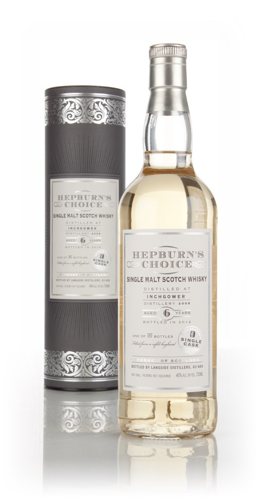 Inchgower 6 Year Old 2008 - Hepburn's Choice (Langside) 70cl