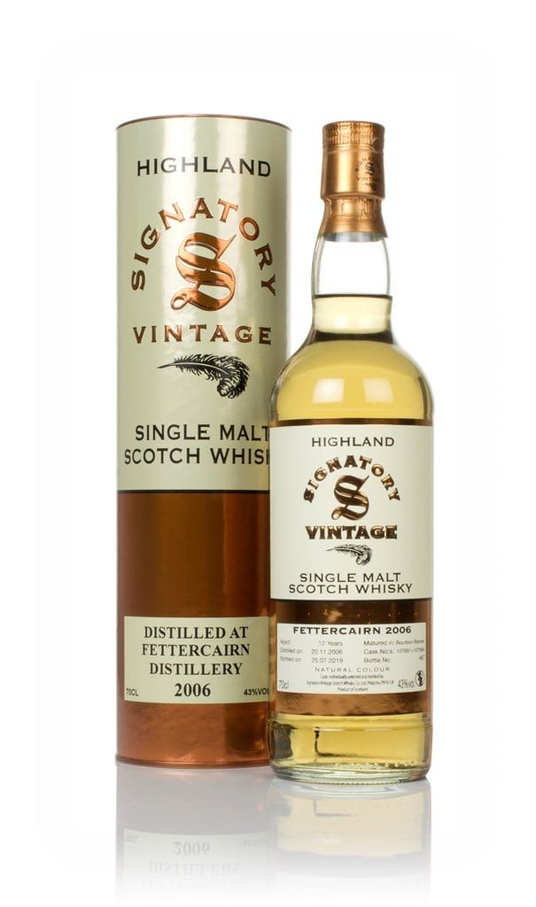 Fettercairn 12 Year Old 2006 (casks 107681 & 107684) - Signatory 70cl