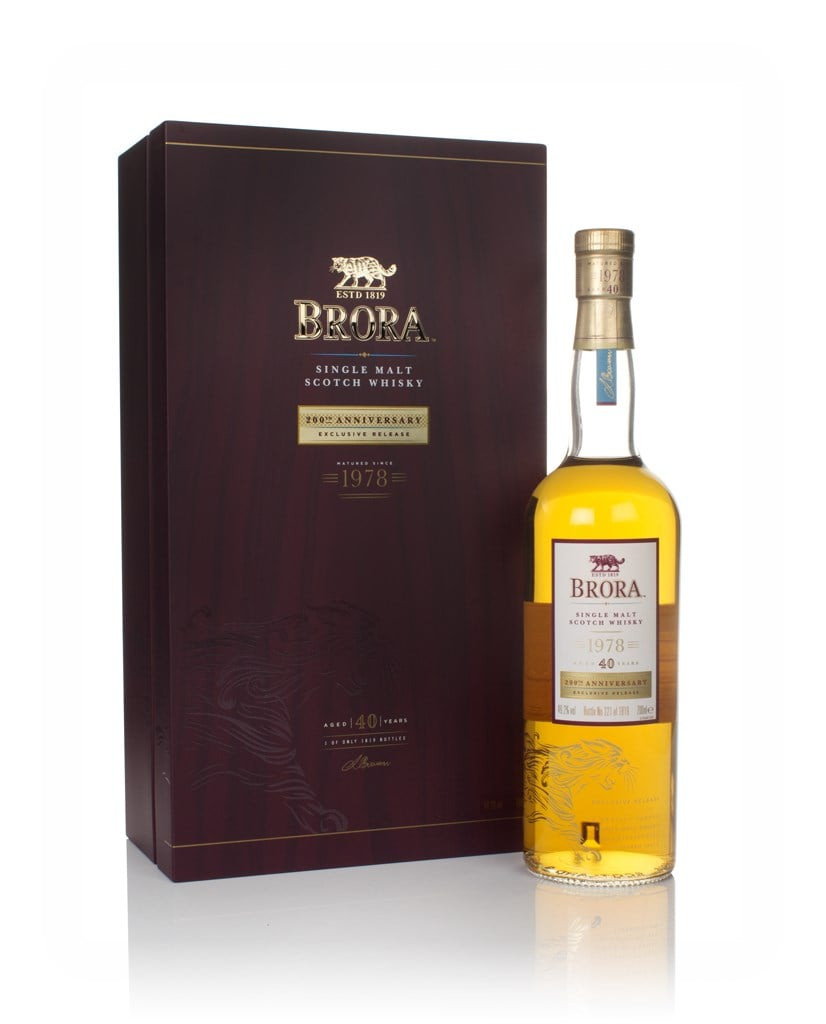 Brora 40 Year Old 1978 - 200th Anniversary Release 70cl