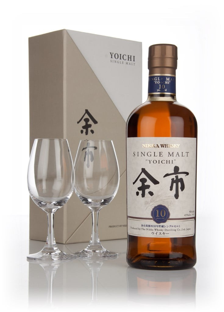 Yoichi 10 Year Old Gift Pack with 2x Glasses 70cl Whisky | Master