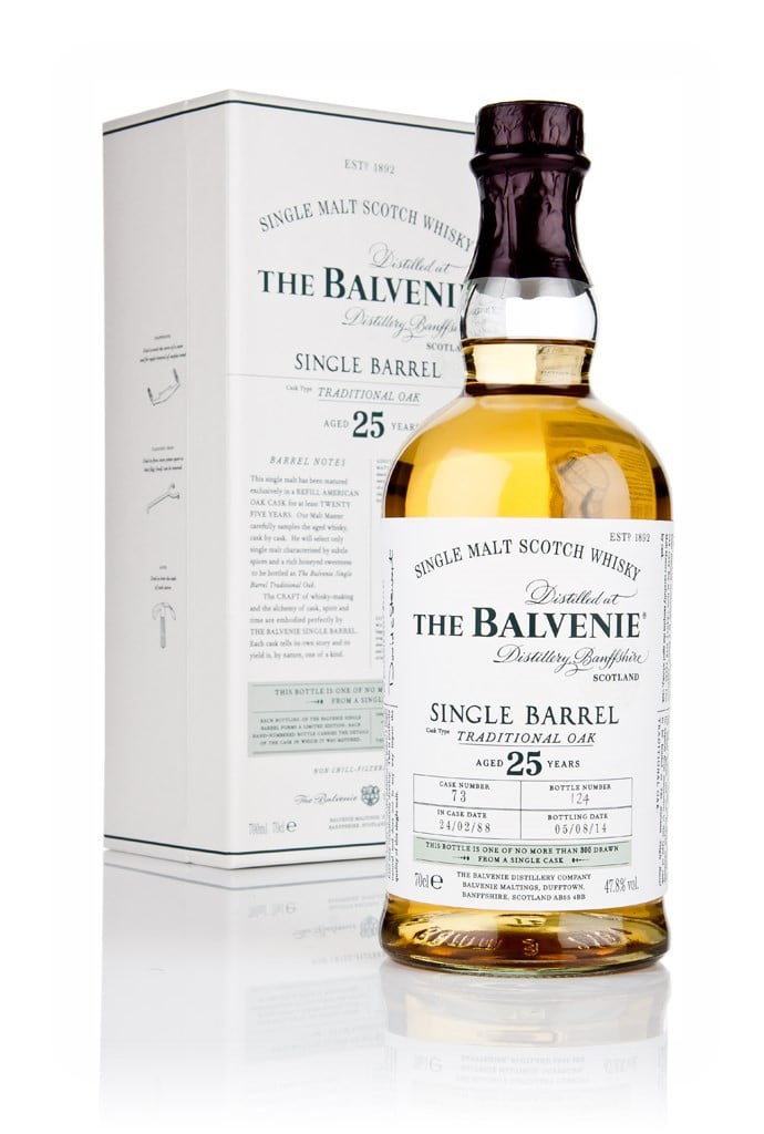 Balvenie 25 Year Old Single Barrel Traditional Oak 70cl