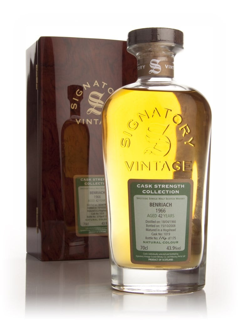 Benriach 42 Year Old 1966 - Cask Strength Collection Rare Reserve (Signatory Bottling) 70cl